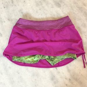 Nike Running Pink & Green skort